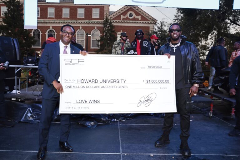 Diddy Donated $1 Million to His Alma Mater Howard University